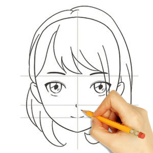 Just Draw Anime - Step-by-step lessons for FREE